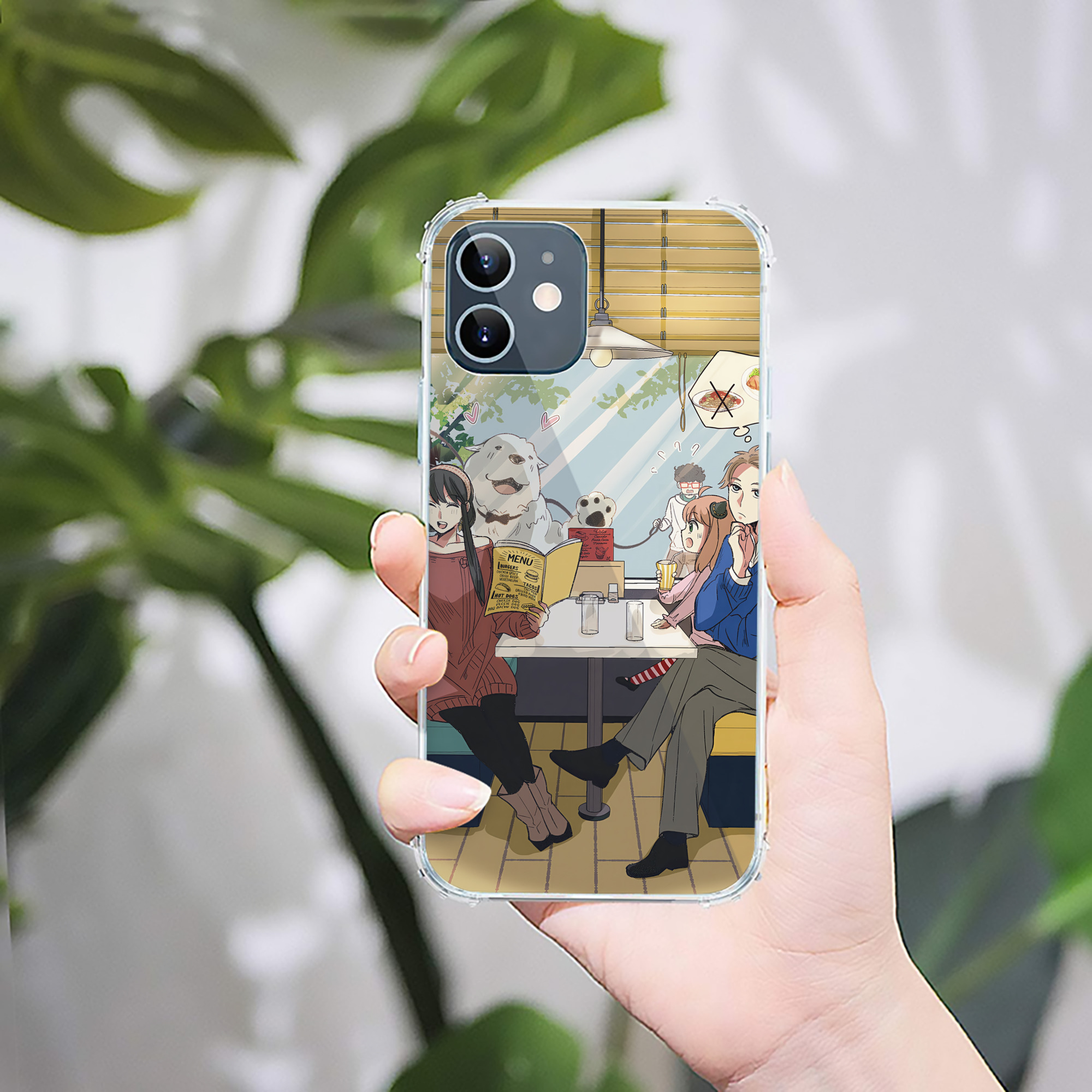 （画像用） SPY×FAMILY间谍家家酒 【iPhone 12シリーズ対応】透明スマホケース（クリアソフトケース）